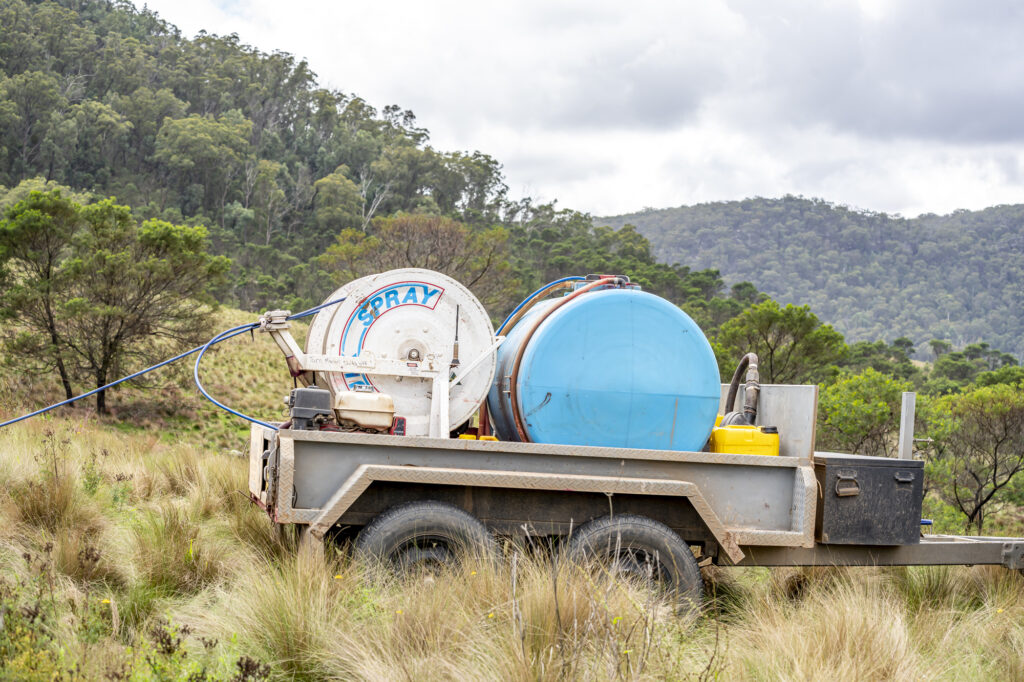 spraying rig