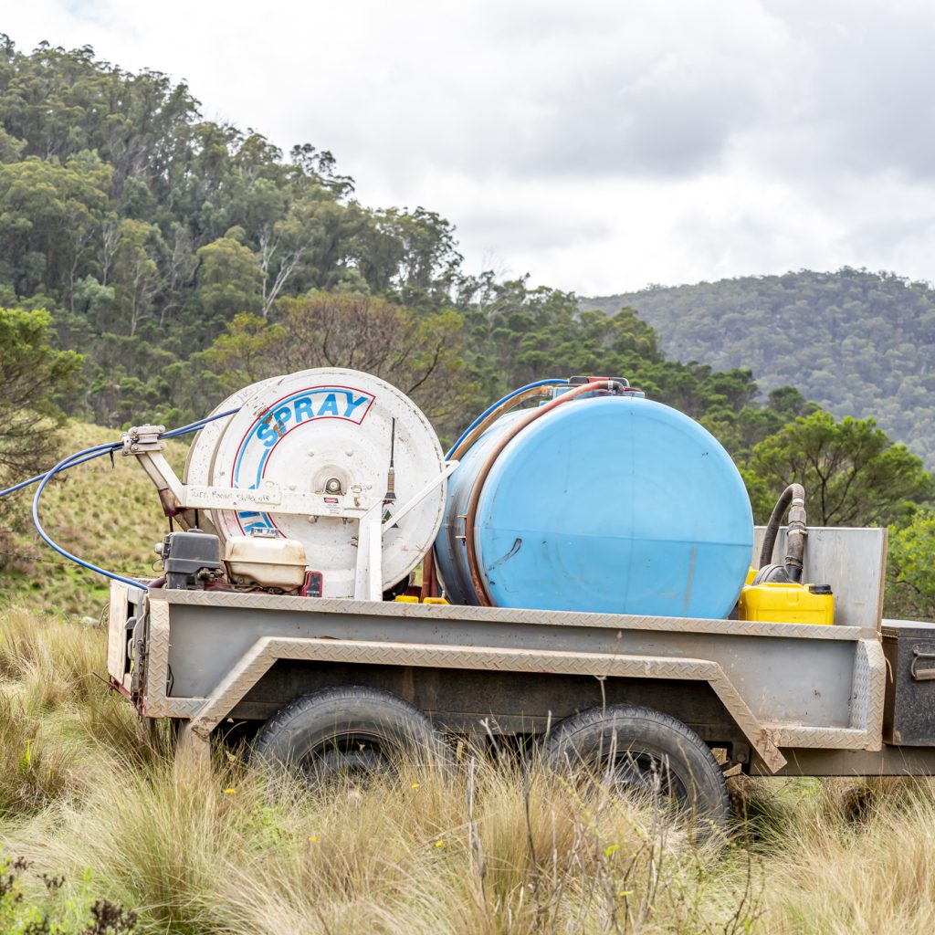 spraying rig